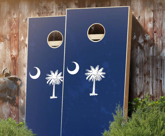 "South Carolina Flag" Cornhole Boards