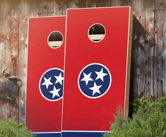 "Tennessee Flag" Cornhole Boards
