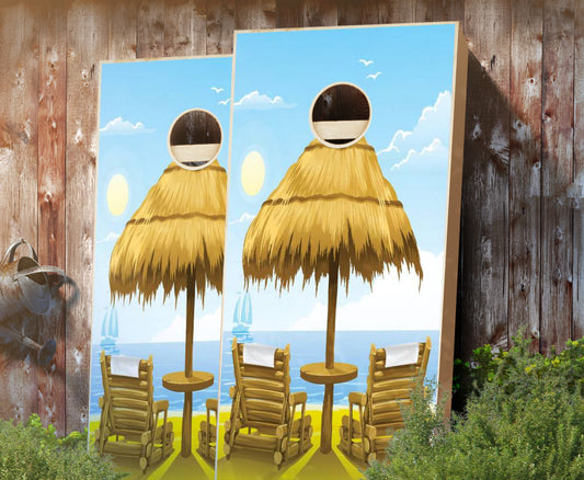 "Tropical" Cornhole Boards