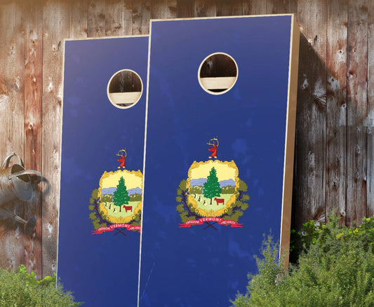 "Vermont Flag" Cornhole Boards