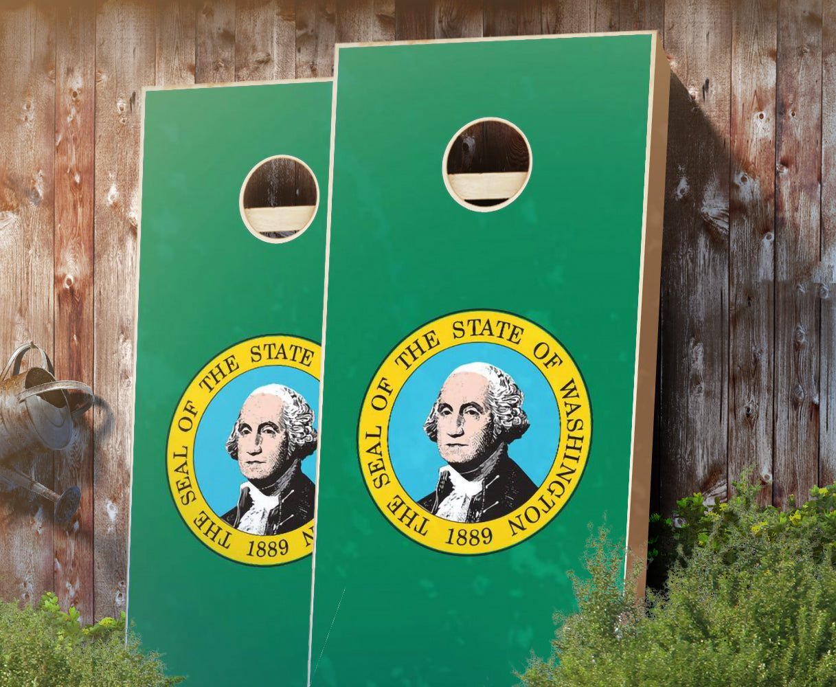"Washington Flag" Cornhole Boards