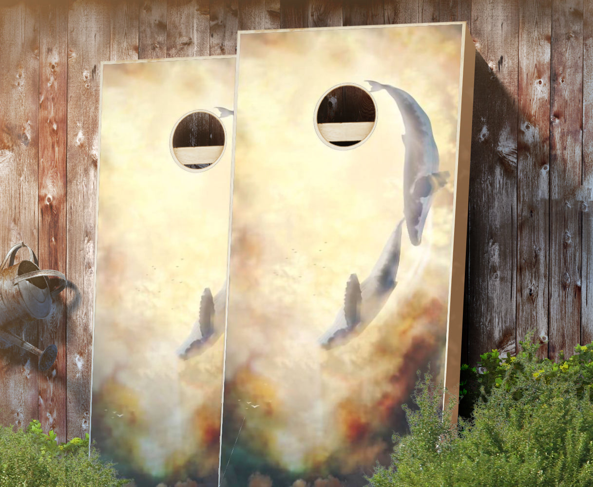 "Whale Friend" Cornhole Boards