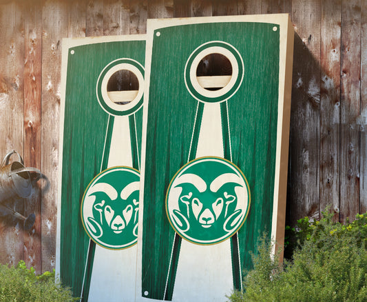 "Colorado State Stained Pyramid" Cornhole Boards
