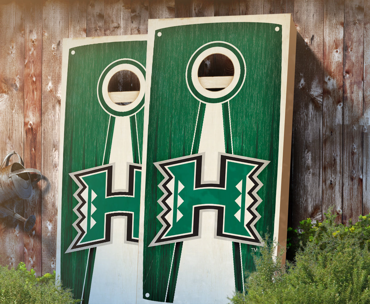 "Hawaii Stained Pyramid" Cornhole Boards