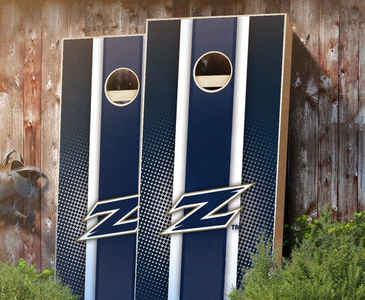 "Akron Striped" Cornhole Boards