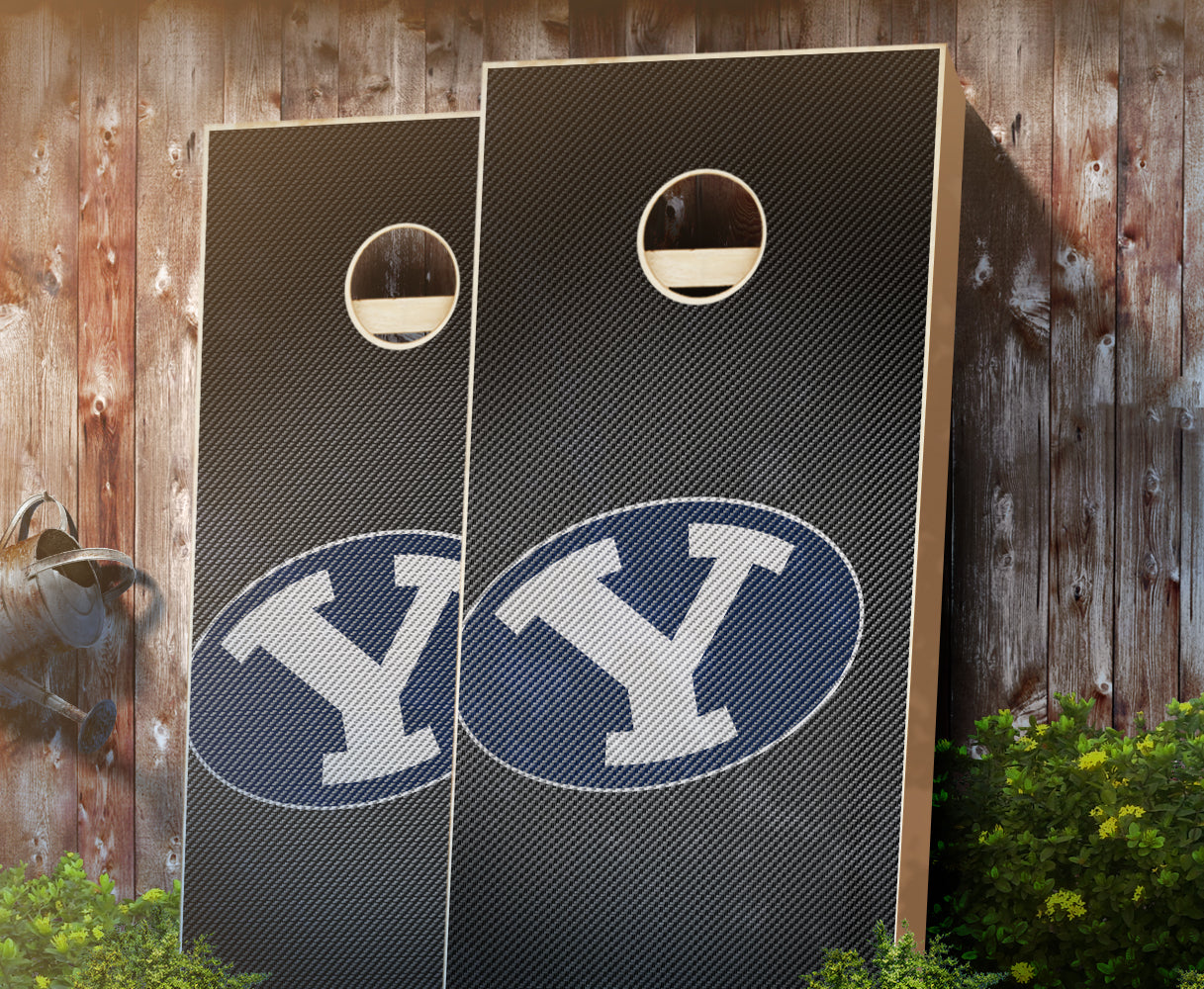 "BYU Slanted" Cornhole Boards