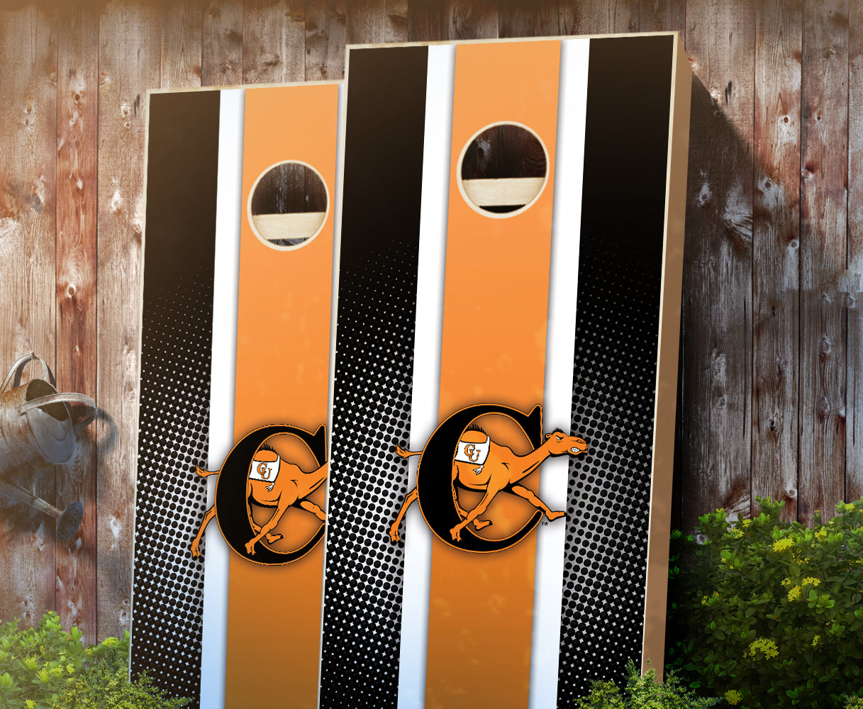 "Campbell Striped" Cornhole Boards
