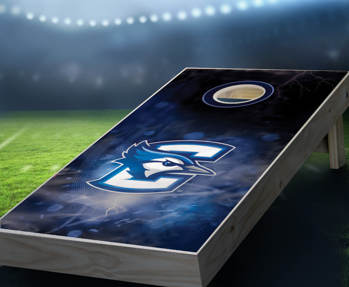 "Creighton Smoke" Cornhole Boards