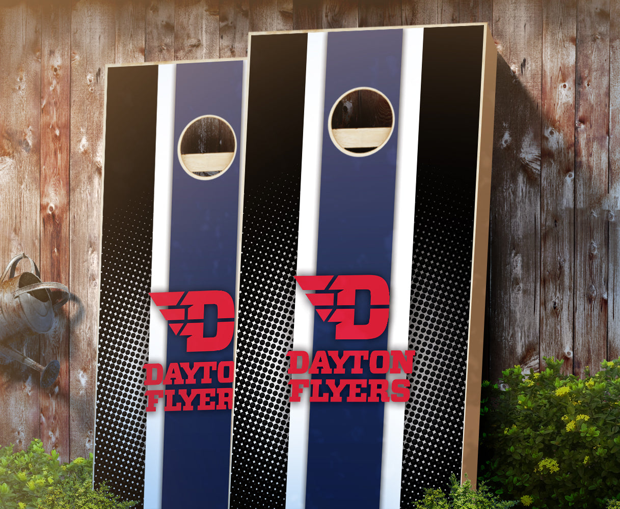 "Dayton Striped" Cornhole Boards