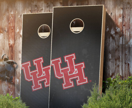 "Houston Slanted" Cornhole Boards