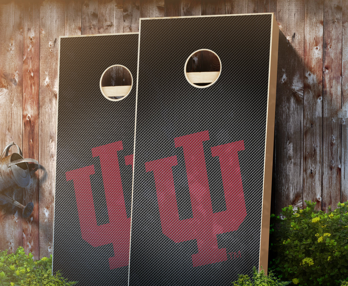 "Indiana Slanted" Cornhole Boards