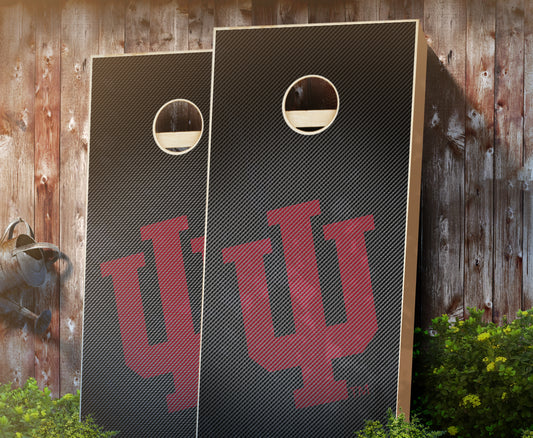 "Indiana Slanted" Cornhole Boards