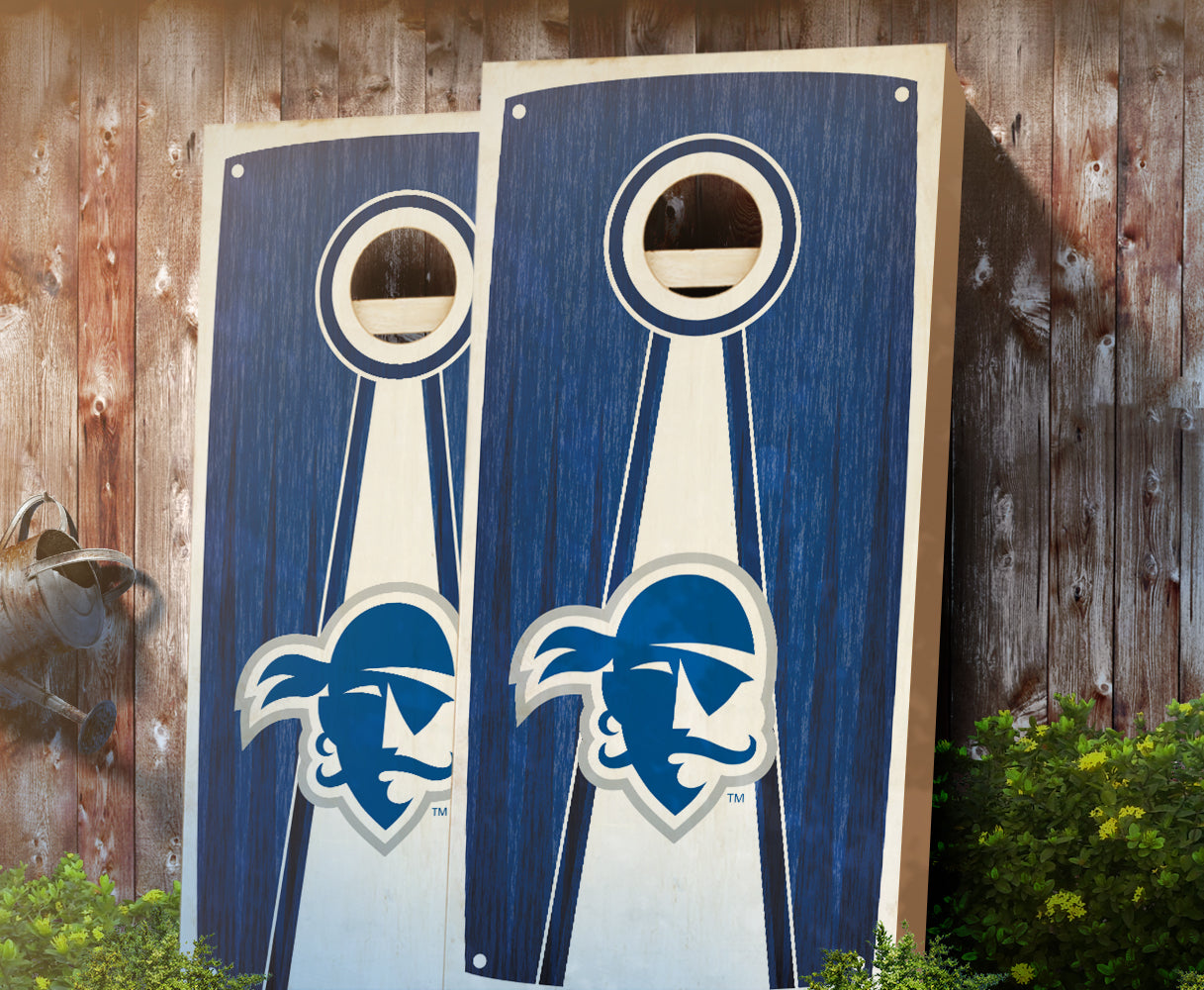 "Seton Hall Stained Pyramid" Cornhole Boards