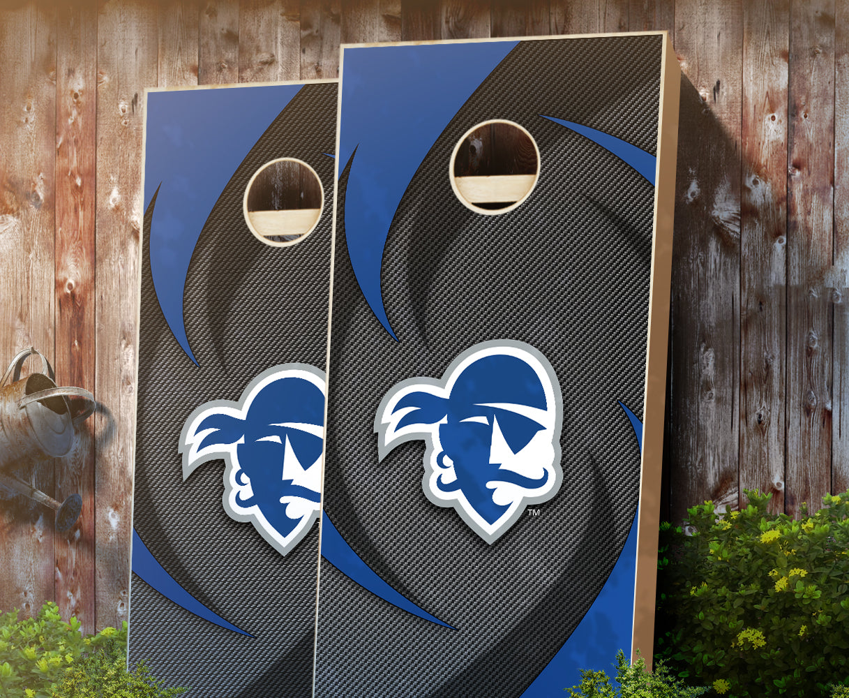 "Seton Hall Swoosh" Cornhole Boards