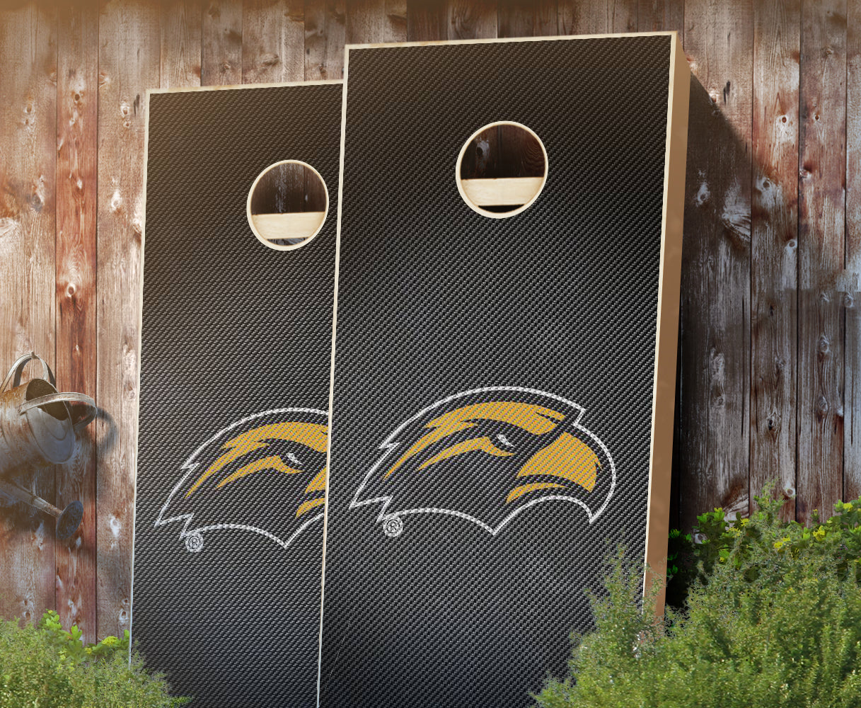 "Southern Miss Slanted" Cornhole Boards