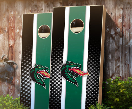 "UAB Striped" Cornhole Boards