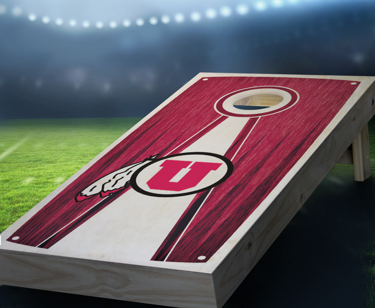 "Utah Stained Pyramid" Cornhole Boards
