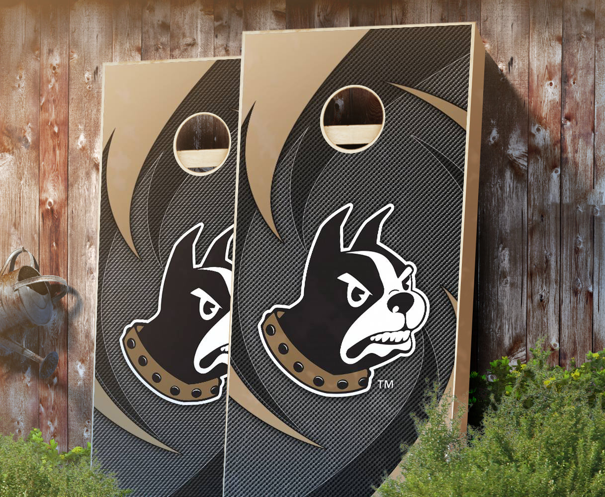 "Wofford Swoosh" Cornhole Boards