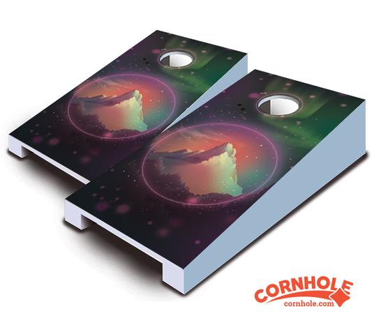 "Peace Rock" Tabletop Cornhole Boards