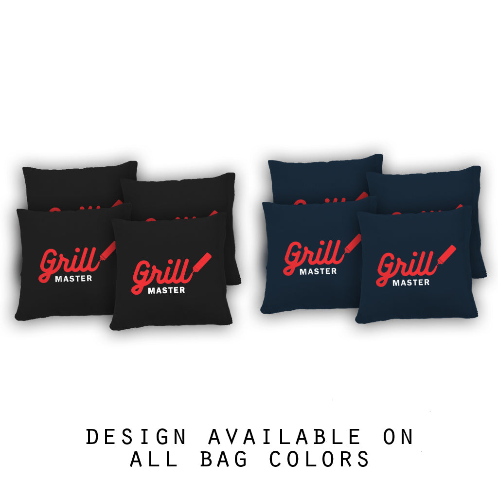 "Grill Master" Cornhole Bags - Set of 8