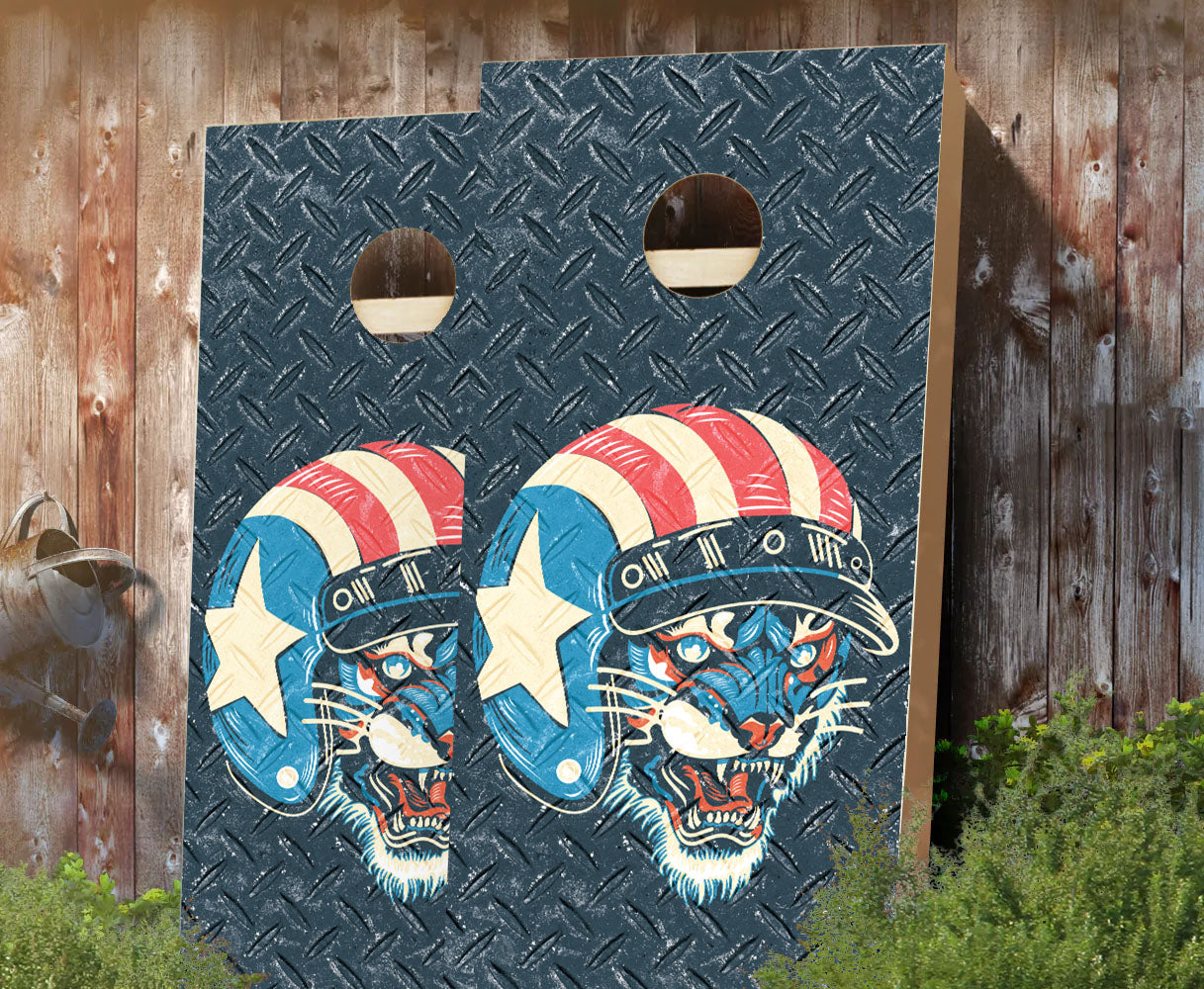 "American Tiger Motorist" Cornhole Boards
