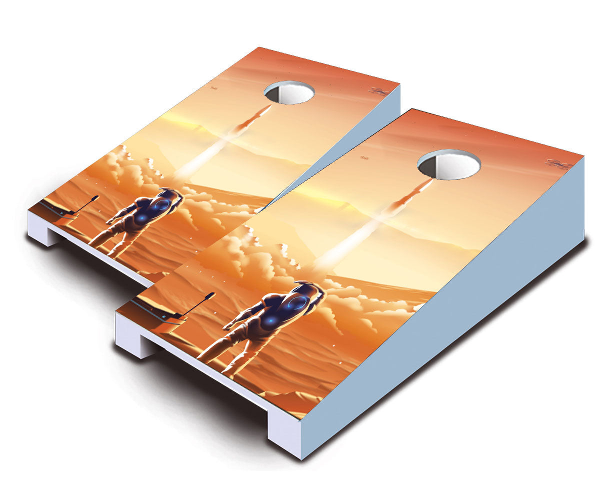 "Mars" Tabletop Cornhole Boards