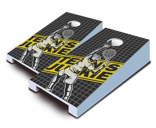 "Tennis Junkie" Tabletop Cornhole Boards