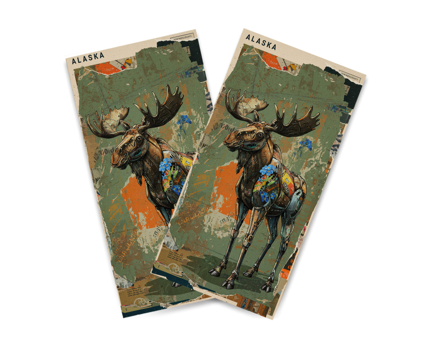 "Alaska - State Mixed Media" Cornhole Wrap