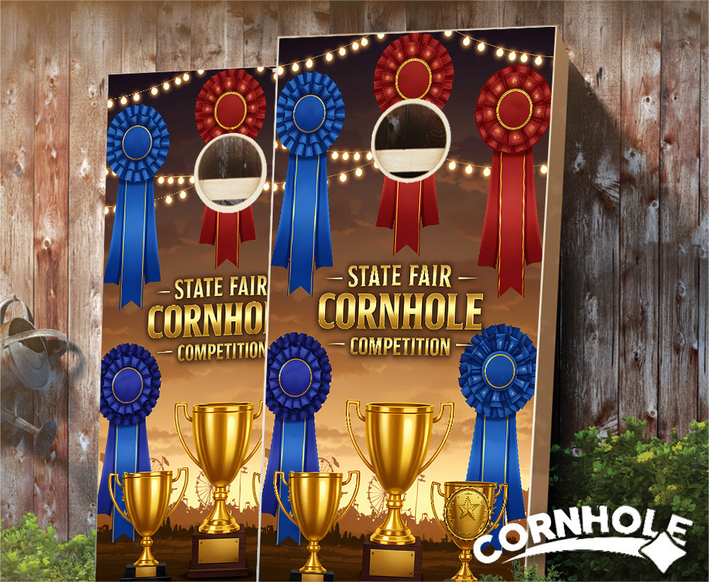 "State Fair Cornhole Competition" Cornhole Boards