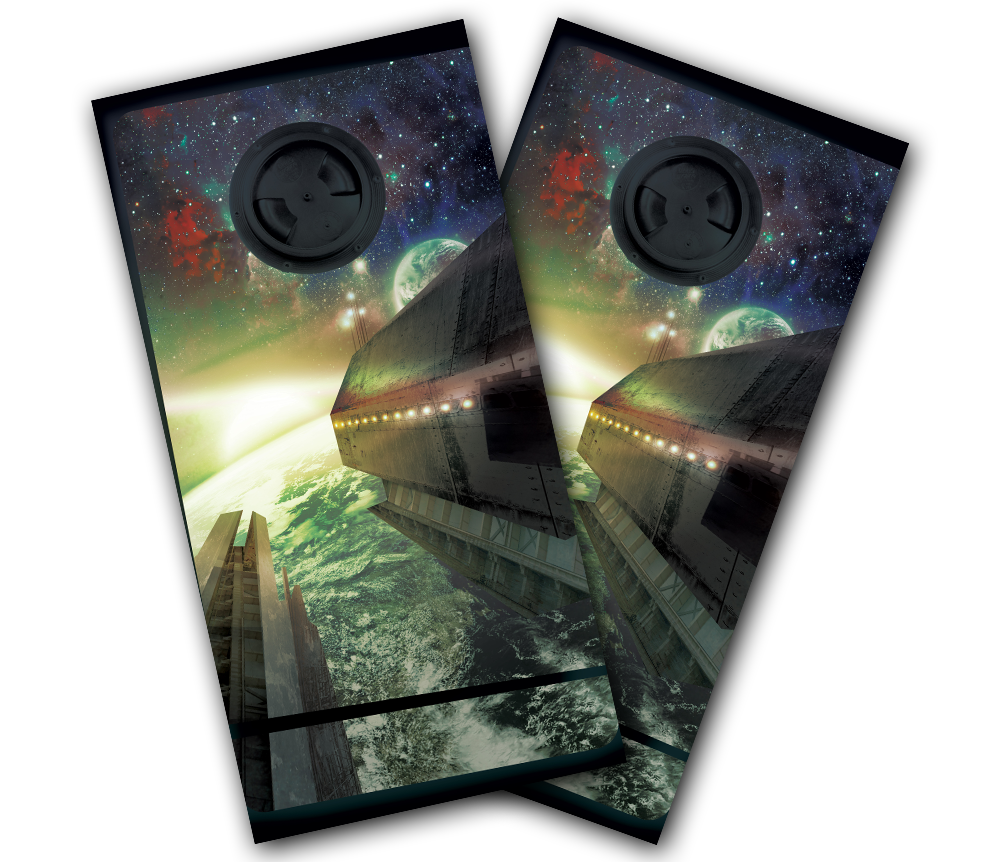 "The Bridge" Cornhole Wrap