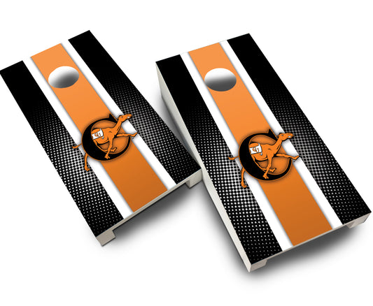 "Campbell Striped" Tabletop Cornhole Boards