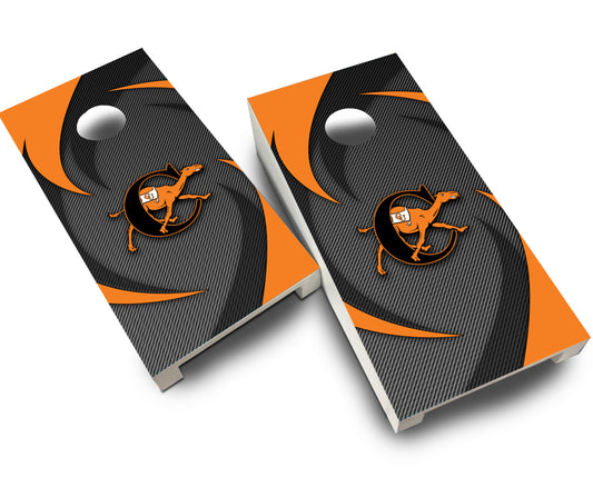 "Campbell Swoosh" Tabletop Cornhole Boards