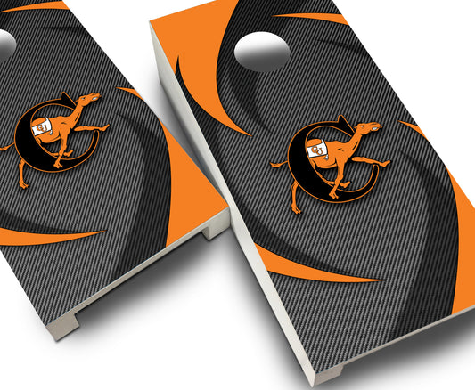 "Campbell Swoosh" Tabletop Cornhole Boards