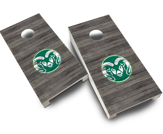 "Colorado State Distressed" Tabletop Cornhole Boards
