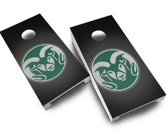"Colorado State Slanted" Tabletop Cornhole Boards