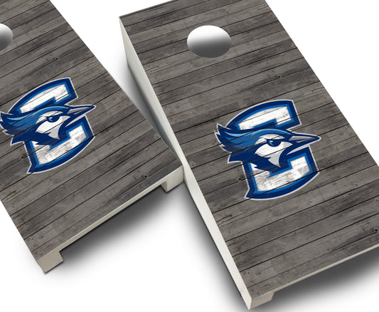 "Creighton Distressed" Tabletop Cornhole Boards