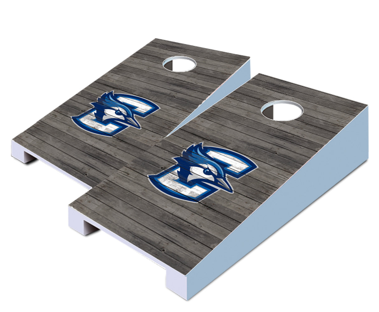 "Creighton Distressed" Tabletop Cornhole Boards