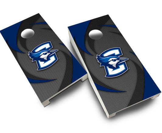 "Creighton Swoosh" Tabletop Cornhole Boards