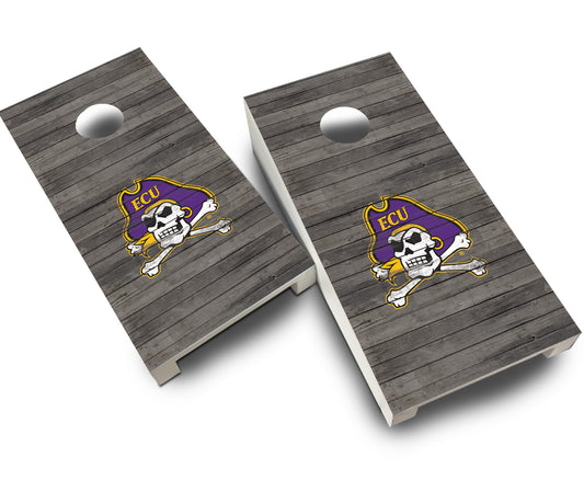 "East Carolina Distressed" Tabletop Cornhole Boards