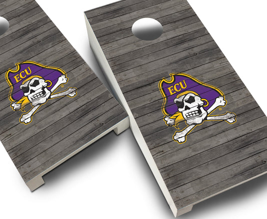 "East Carolina Distressed" Tabletop Cornhole Boards