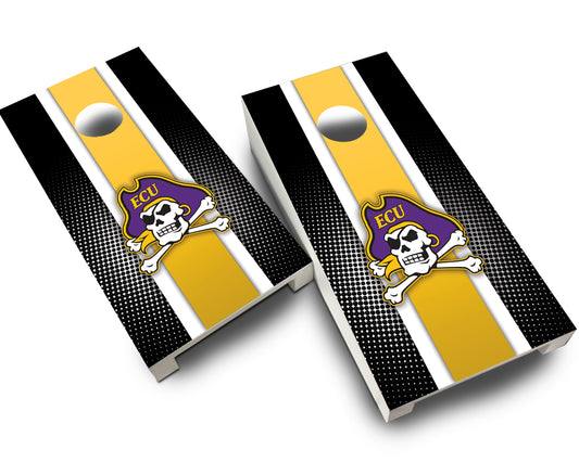 "East Carolina Striped" Tabletop Cornhole Boards