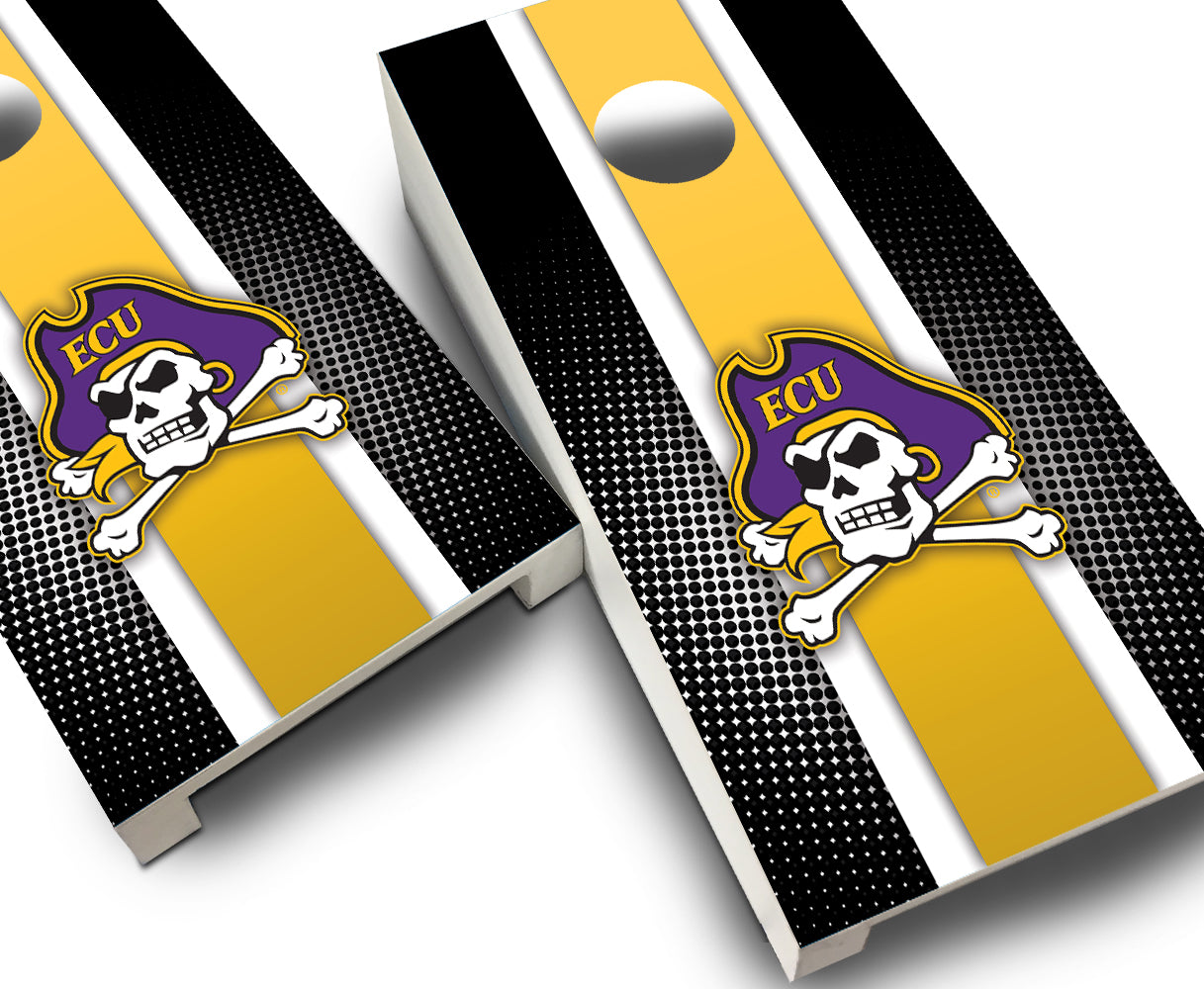 "East Carolina Striped" Tabletop Cornhole Boards