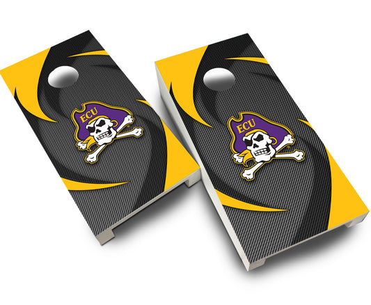 "East Carolina Swoosh" Tabletop Cornhole Boards