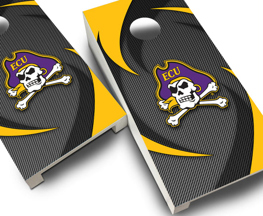 "East Carolina Swoosh" Tabletop Cornhole Boards