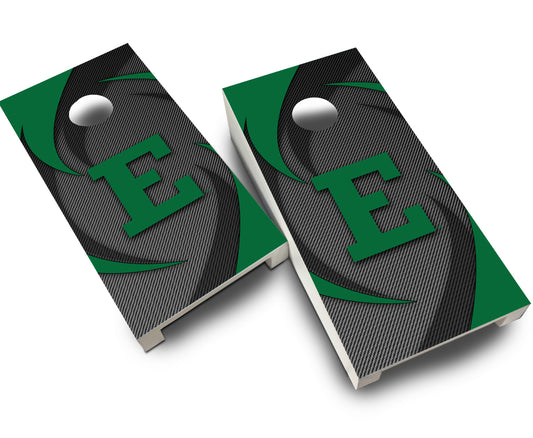 "Eastern Michigan Swoosh" Tabletop Cornhole Boards