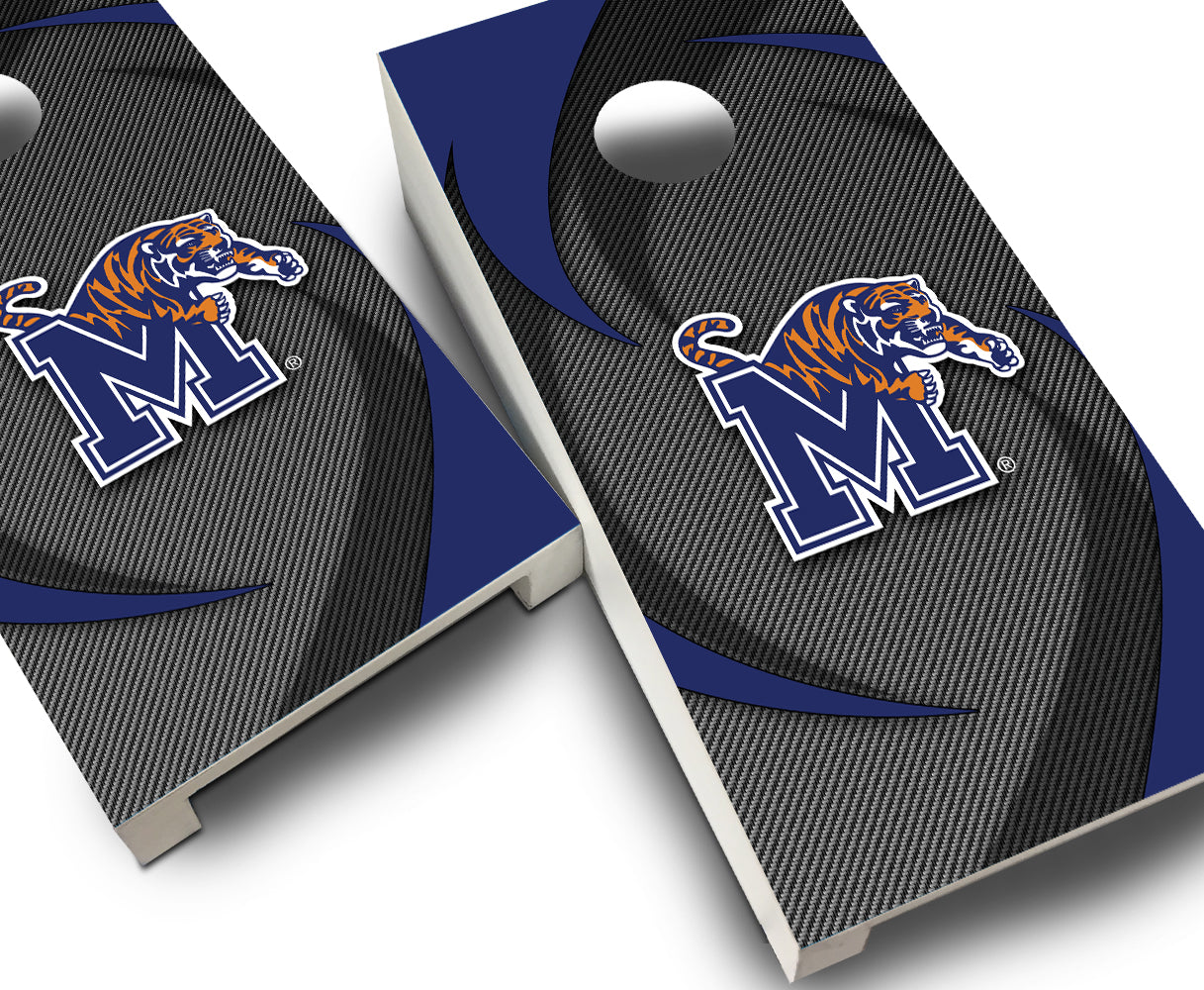 "Memphis Swoosh" Tabletop Cornhole Boards