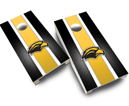 "Southern Miss Striped" Tabletop Cornhole Boards
