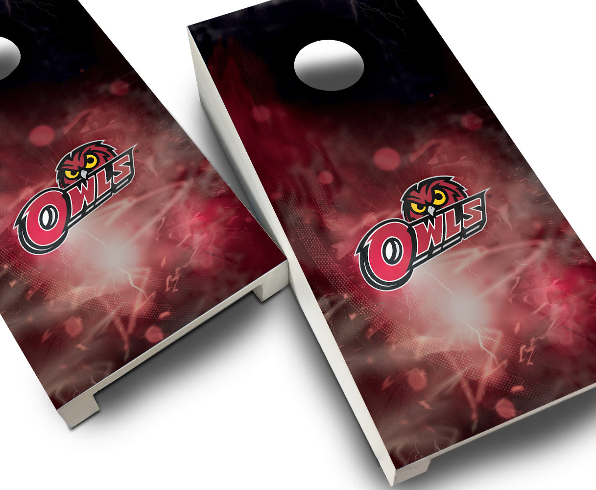 "Temple Smoke" Tabletop Cornhole Boards