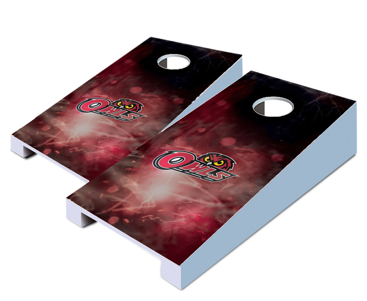 "Temple Smoke" Tabletop Cornhole Boards