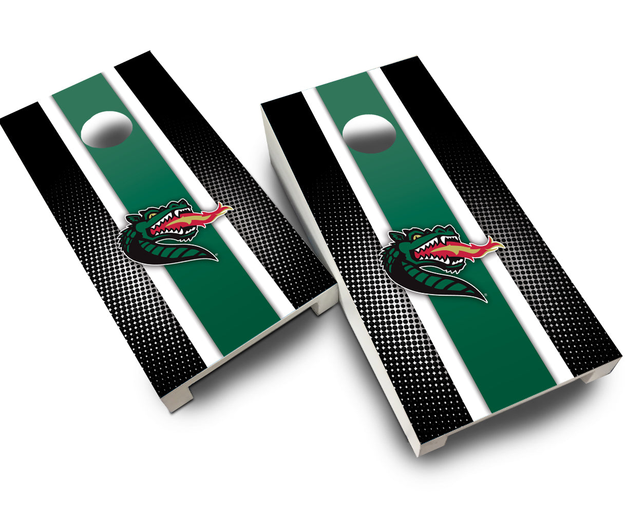 "UAB Striped" Tabletop Cornhole Boards